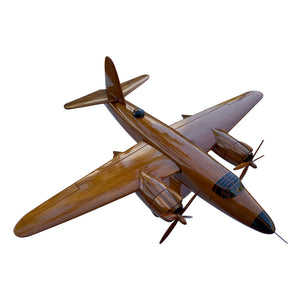 B26 Marauder Mahogany Wood Desktop Airplane Model