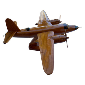 B26 Marauder Mahogany Wood Desktop Airplane Model