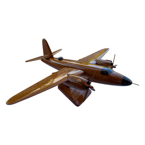 B26 Marauder Mahogany Wood Desktop Airplane Model