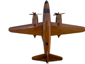 B26 Marauder Mahogany Wood Desktop Airplane Model