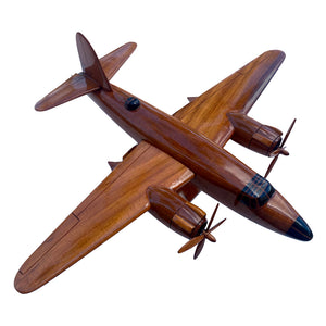 B26 Marauder Mahogany Wood Desktop Airplane Model