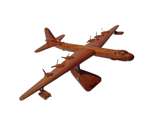 B36 Peacemaker Mahogany Wood Desktop Aircraft Model
