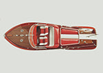 Riva Aquarama With RC Motor Medium
