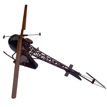 Load image into Gallery viewer, H13 Mahogany Wood Desktop Helicopter Model