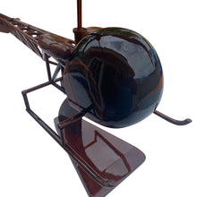 Load image into Gallery viewer, H13 Mahogany Wood Desktop Helicopter Model