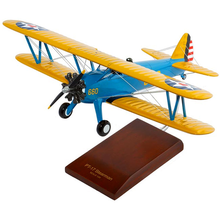 Boeing PT-17A Stearman Kaydett Model Custom Made for you