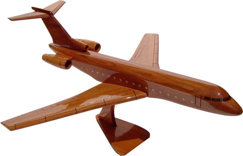 Boeing 727 Mahogany Wood Desktop Airplane Model