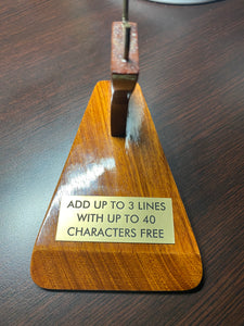Custom Brass Plate