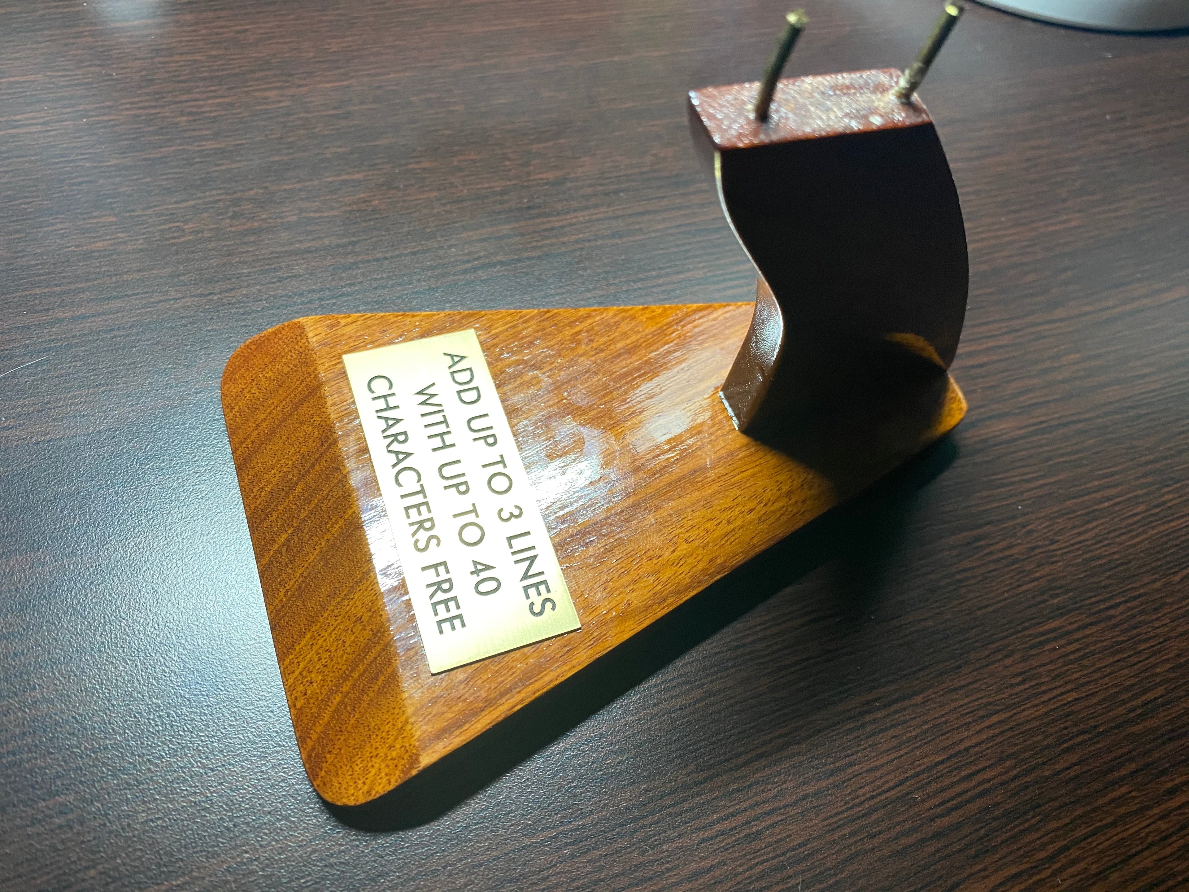 Custom Brass Plate
