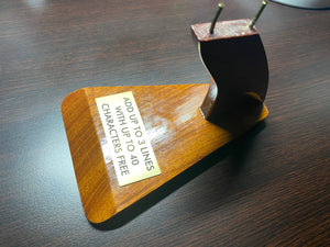 Custom Brass Plate