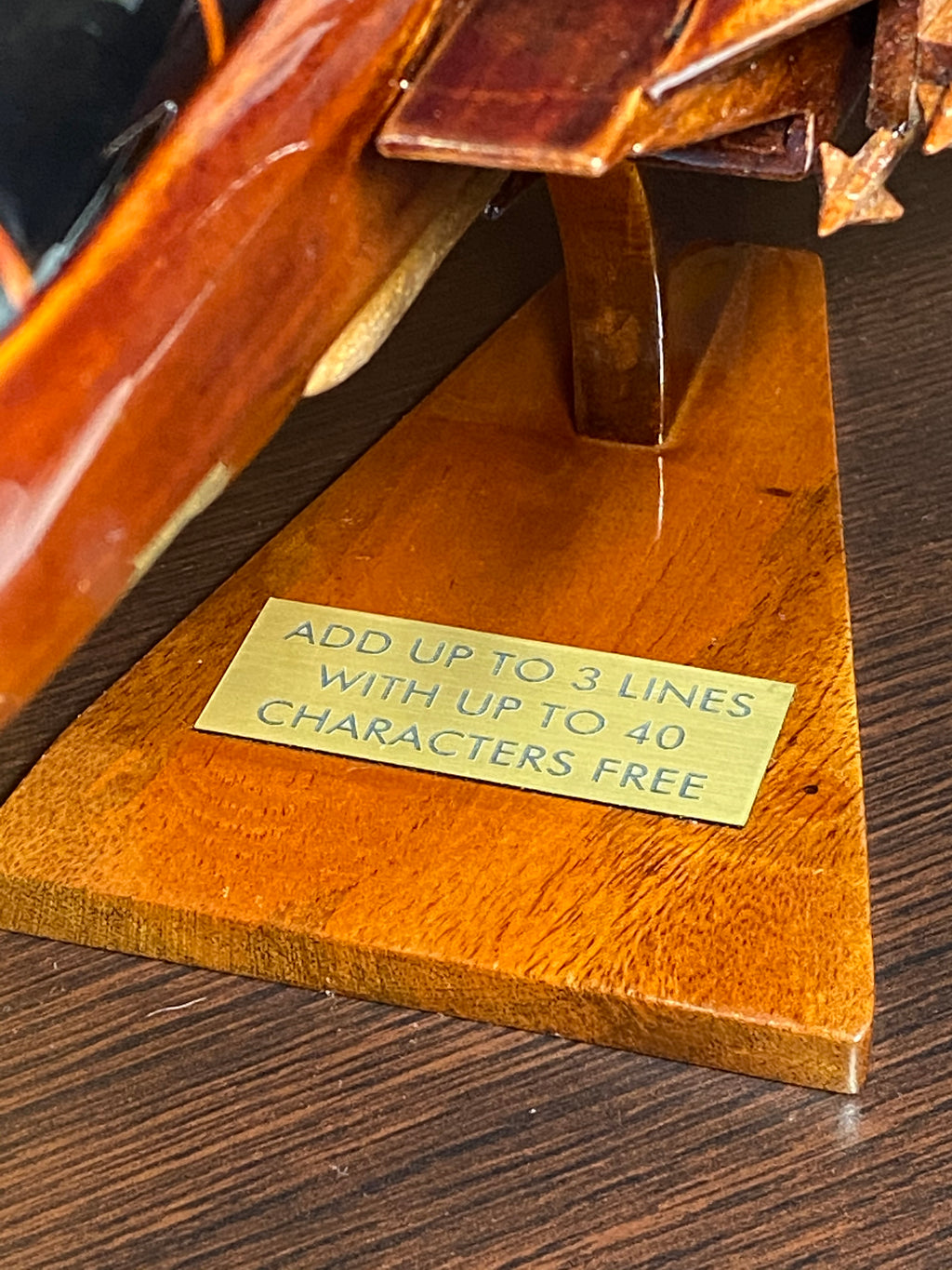 Custom Brass Plate
