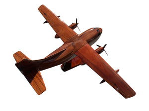 Fairchild C123 Provider Mahogany Wood Desktop Airplane Model