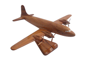 C59C Mahogany Wood Desktop Airplane Model