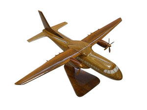CL235 Casa Mahogany Wood Desktop Airplane Model