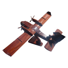 Load image into Gallery viewer, CL415 Canadair Mahogany Wood Desktop Airplane Model