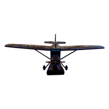 Load image into Gallery viewer, Cessna 150 Tailwheel Mahogany Wood Desktop Airplanes Model.