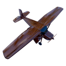 Load image into Gallery viewer, Cessna 150 Tailwheel Mahogany Wood Desktop Airplanes Model.