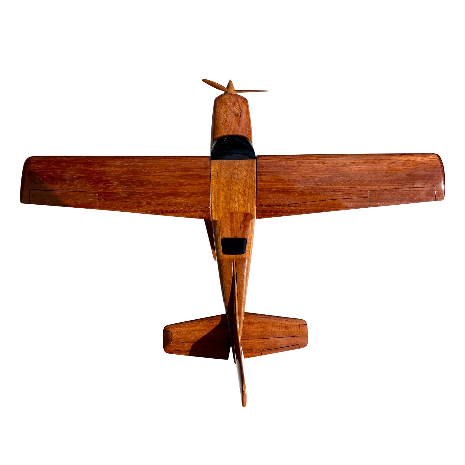 Cessna 210 Javelin Mahogany Wood Desktop Airplane Model