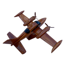 Load image into Gallery viewer, Cessna 310 Mahogany Wood Desktop Airplane Model