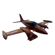 Load image into Gallery viewer, Cessna 310 Mahogany Wood Desktop Airplane Model