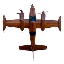 Load image into Gallery viewer, Cessna 310 Mahogany Wood Desktop Airplane Model