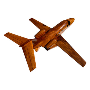 Cessna Citation Mustang Mahogany Wood Desktop Airplane Model