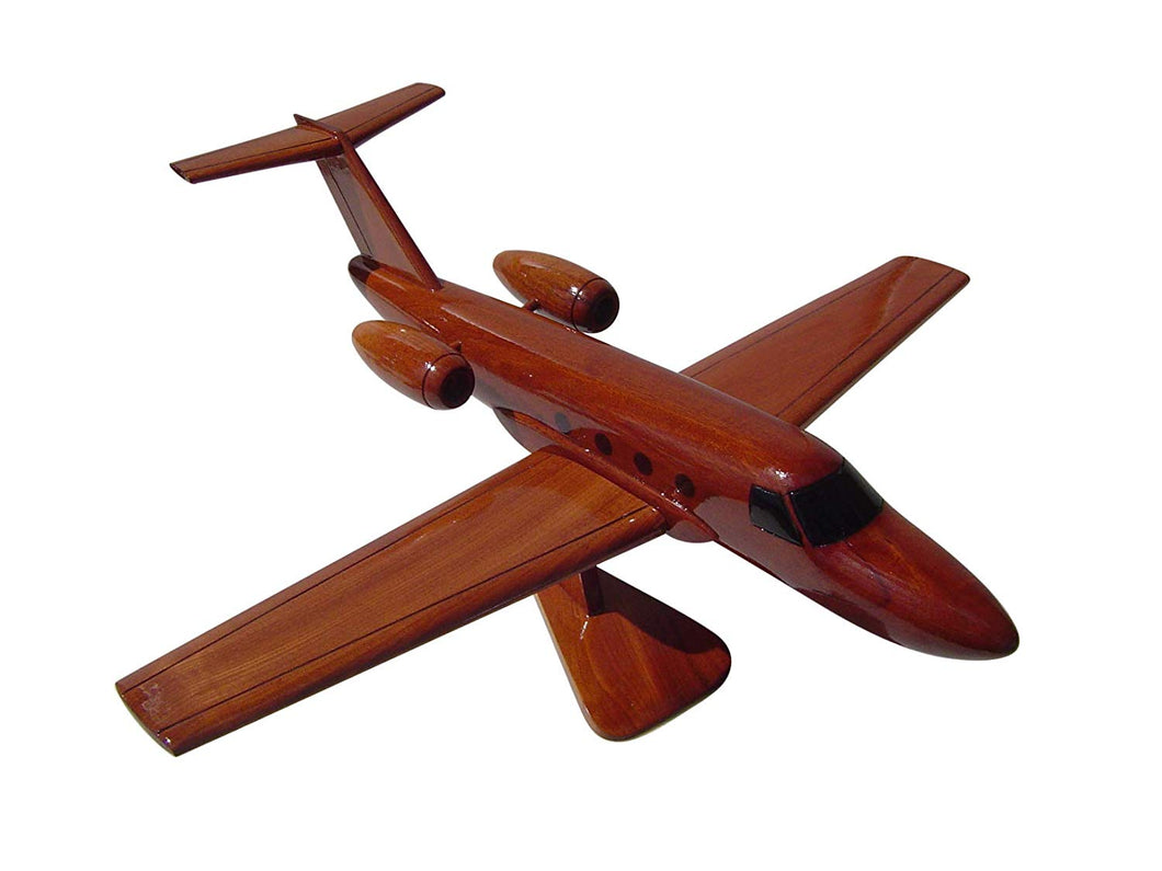 Cessna Citation 525 Mahogany Wood Desktop Airplane Model