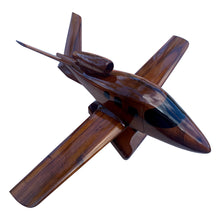 Load image into Gallery viewer, Cirrus Vision SF50 Mahogany Wood Desktop Airplane Model