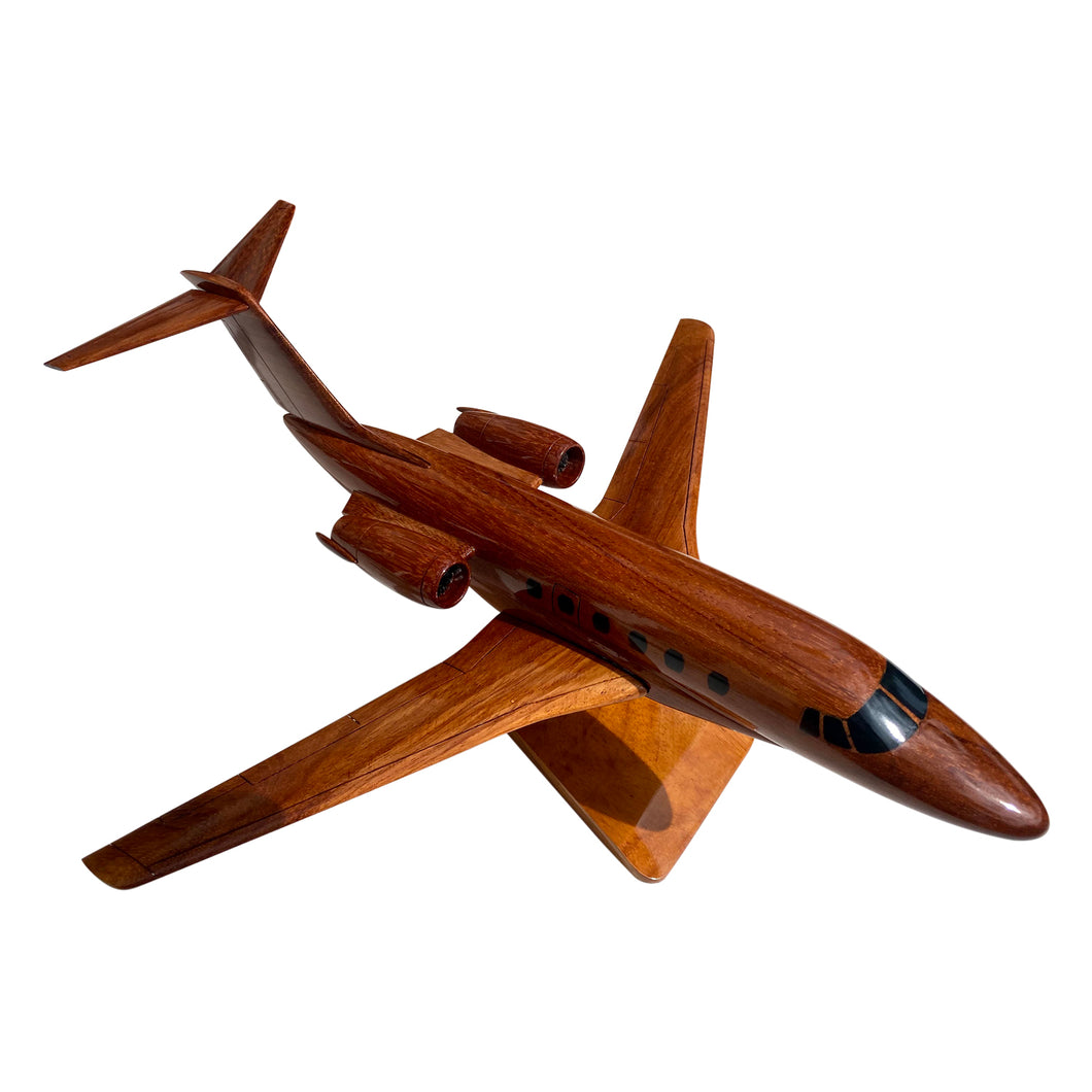 Citation 650 Mahogany Wood Desktop Airplane Model