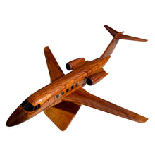 Load image into Gallery viewer, Citation 650 Mahogany Wood Desktop Airplane Model