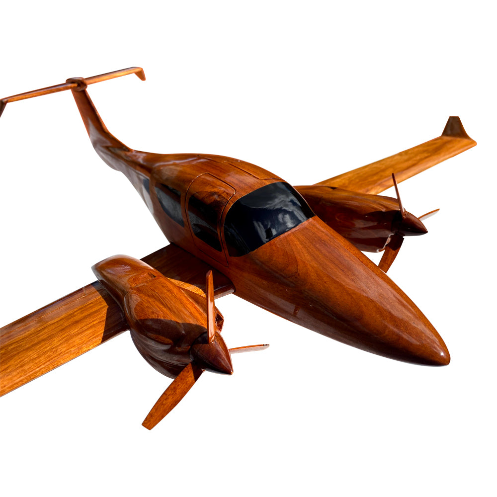 DA62 Diamond Mahogany Wood Desktop Model