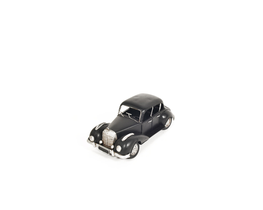 1937 Plymouth P4 Deluxe Black Metal Model Car