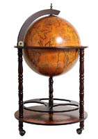 Globe drink cabinet 17 3/4 inches
