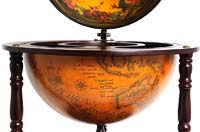Load image into Gallery viewer, Globe drink cabinet 17 3/4 inches