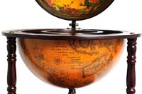 Globe drink cabinet 17 3/4 inches