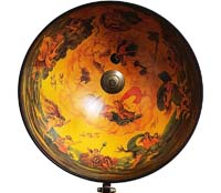 Load image into Gallery viewer, Globe drink cabinet 17 3/4 inches