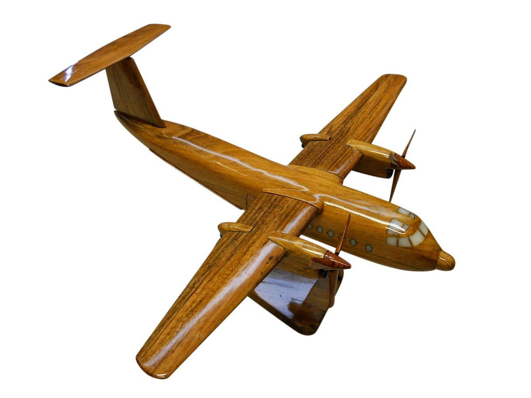 De Havilland Buffalo CC115 Mahogany Wood Desktop Airplane Model