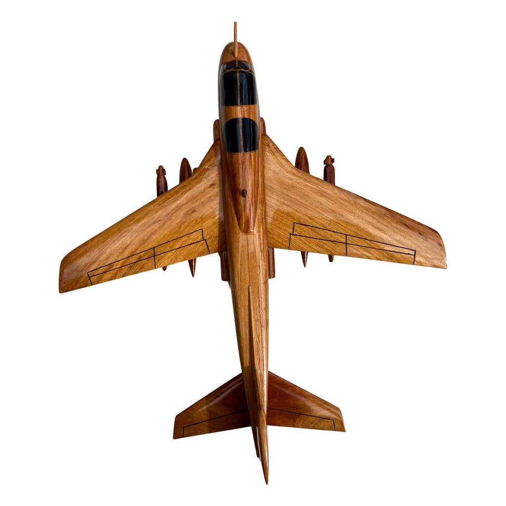 EA6B Prowler Mahogany Wood Desktop Airplane Model