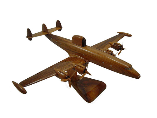 EC121 Willy Victor Mahogany Wood Desktop Airplane Model