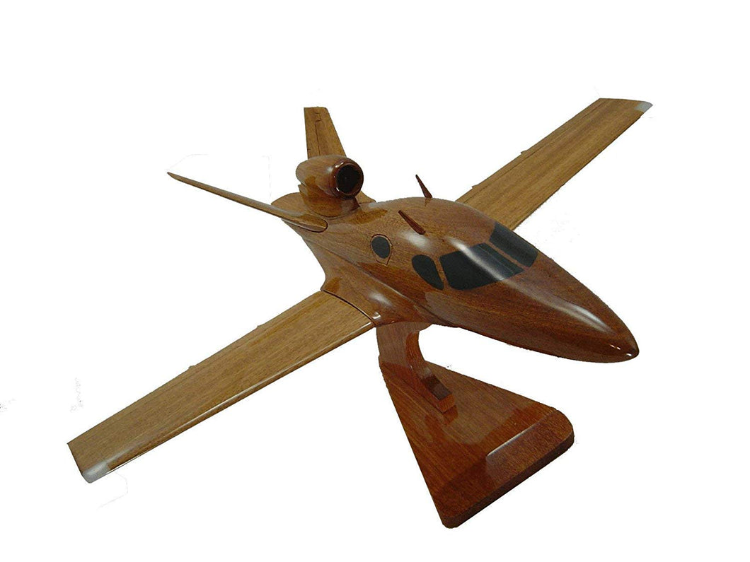 Eclipse 400 Mahogany Wood Desktop Airplane Model