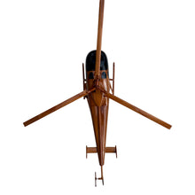 Load image into Gallery viewer, F28 Enstrom 280 Mahogany Wood Desktop Helicopter Model