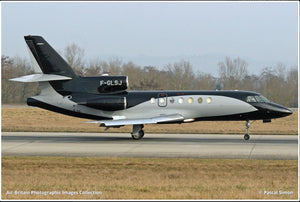 CUSTOM painted model Falcon 50B with F-GLSJ livery