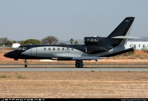 CUSTOM painted model Falcon 50B with F-GLSJ livery