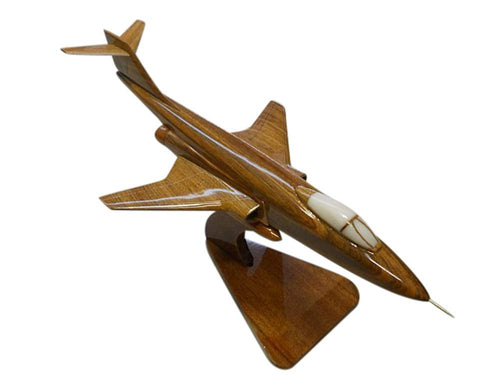 F101C VooDoo Mahogany Wood Desktop Airplane Model