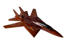 Load image into Gallery viewer, F14 Tomcat Mahogany Wood Desktop Airplane Model