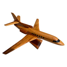 Load image into Gallery viewer, Falcon 50 Mahogany Wood Desktop Airplanes Model