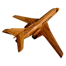 Load image into Gallery viewer, Falcon 50 Mahogany Wood Desktop Airplanes Model