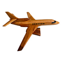 Load image into Gallery viewer, Falcon 50 Mahogany Wood Desktop Airplanes Model