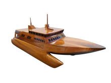 Load image into Gallery viewer, Ferri Boat Mahogany Wood desktop Boats model