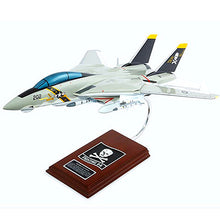 Load image into Gallery viewer, Grumman F-14A Tomcat VF-84 Jolly Rogers USN Model Wood Desktop Model Custom Made for you